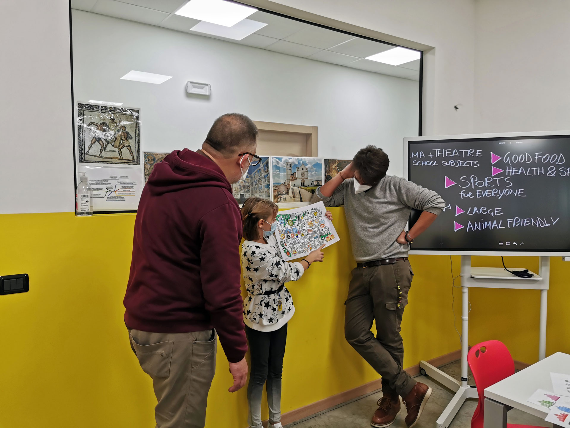 Workshop at the Assisi International School (Perugia province)